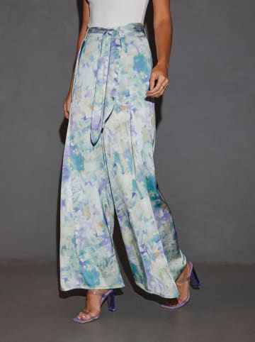 LA Angels Marlenehose in Hellblau/ Flieder