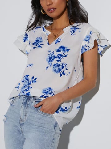 LA Angels Blouse crème/blauw