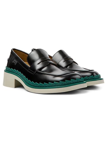 Camper Leder-Mokassins "Taylor" in Schwarz
