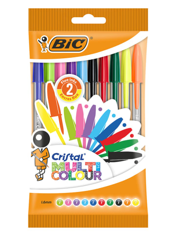 Bic Kugelschreiber "Cristal Multicolour" - 10 Stück
