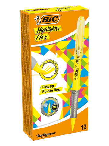 Bic Textmarker "Highlighter Flex" - 12 Stück