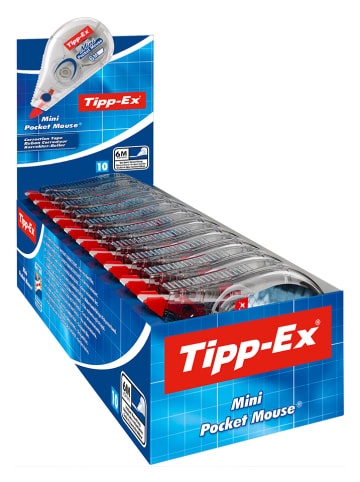 TippEx Korrekturroller "Tipp-Ex - Pocket Mouse" - 10 Stück à 6 m