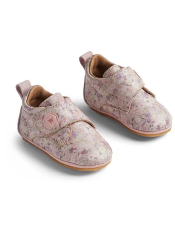 Wheat Leren pantoffels lichtroze