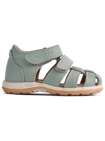 Wheat Leren enkelsandalen lichtblauw
