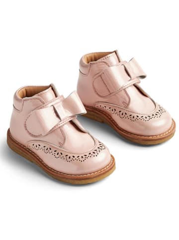 Wheat Leren sneakers lichtroze
