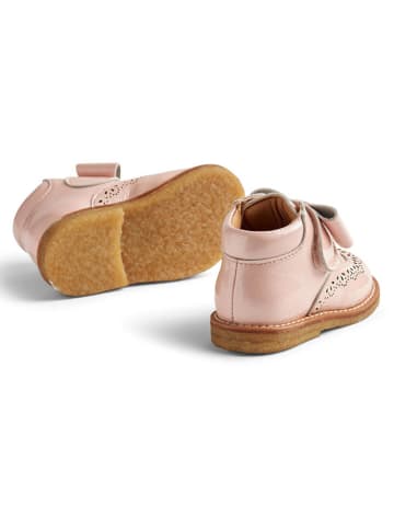 Wheat Skórzane sneakersy w kolorze jasnoróżowym