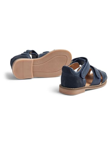Wheat Leder-Halbsandalen in Dunkelblau