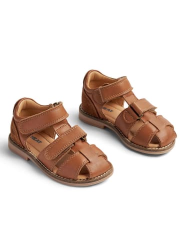 Wheat Leder-Halbsandalen in Braun