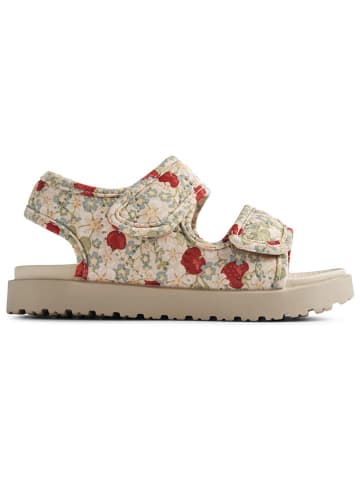 Wheat Sandalen in Creme/ Rot