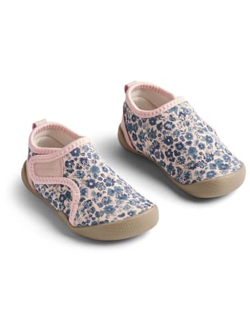 Wheat Badeschuhe in Blau/ Rosa