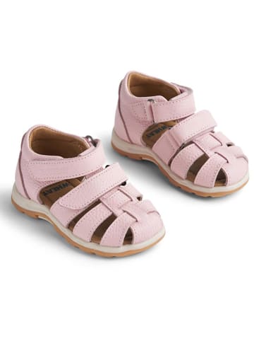 Wheat Leder-Halbsandalen in Rosa