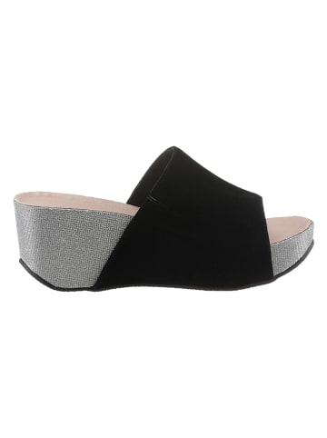 Heine Sleehakslippers zwart
