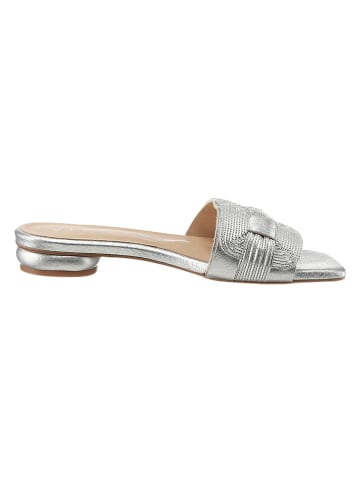 Heine Slippers zilverkleurig