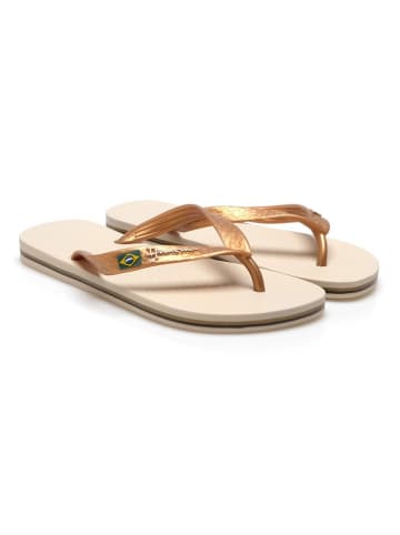 Ipanema Teenslippers beige/goudkleurig