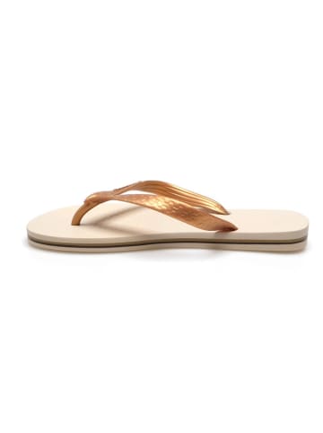 Ipanema Zehentrenner in Beige/ Gold