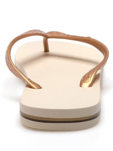 Ipanema Zehentrenner in Beige/ Gold