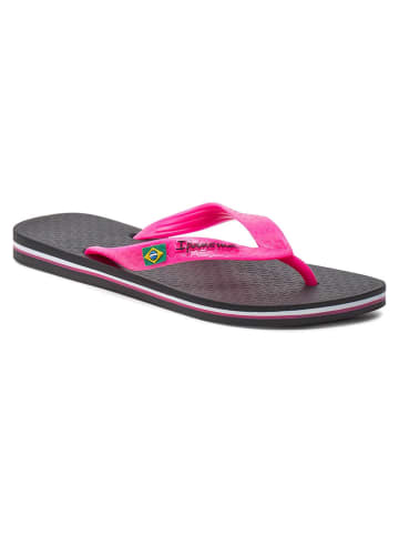 Ipanema Zehentrenner in Schwarz/ Pink