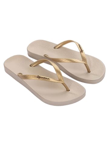 Ipanema Zehentrenner in Beige/ Gold