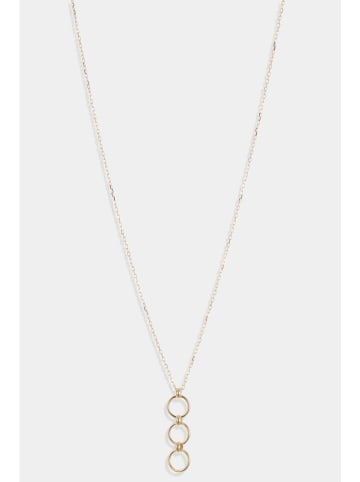 L instant d Or Gouden ketting "Sylvia" met hanger - (L)42 cm