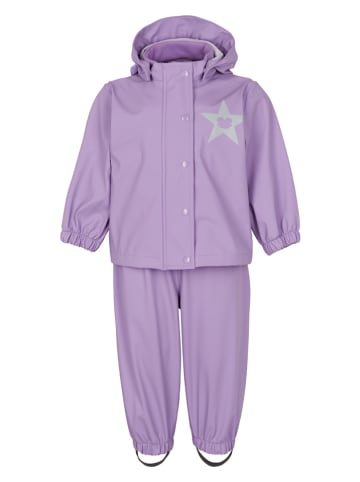 Fred´s World by GREEN COTTON 2-delige regenoutfit paars