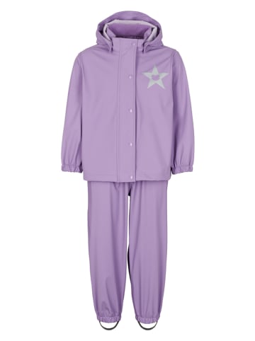 Fred´s World by GREEN COTTON 2-delige regenoutfit paars