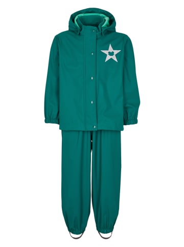 Fred´s World by GREEN COTTON 2-delige regenoutfit groen