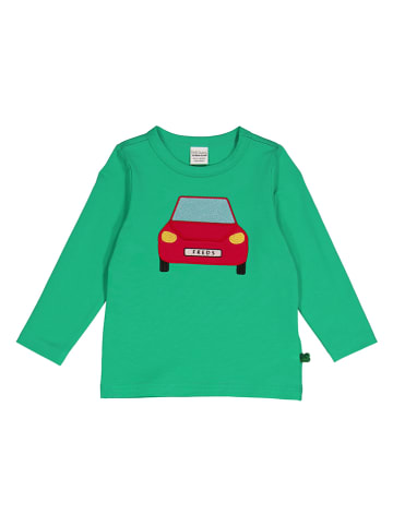 Fred´s World by GREEN COTTON Longsleeve "Hello car" in Grün