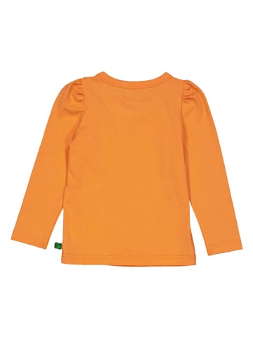 Fred´s World by GREEN COTTON Longsleeve "Hello butterfly" oranje
