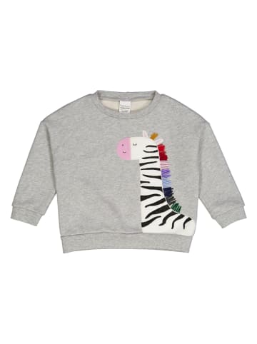 Fred´s World by GREEN COTTON Sweatshirt "Hello Zebra" in Grau