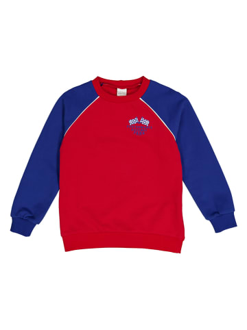 Fred´s World by GREEN COTTON Bluza "Racing" w kolorze czerwono-niebieskim