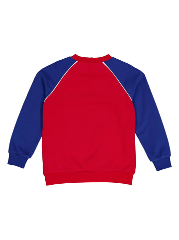 Fred´s World by GREEN COTTON Sweatshirt "Racing" in Rot/ Blau