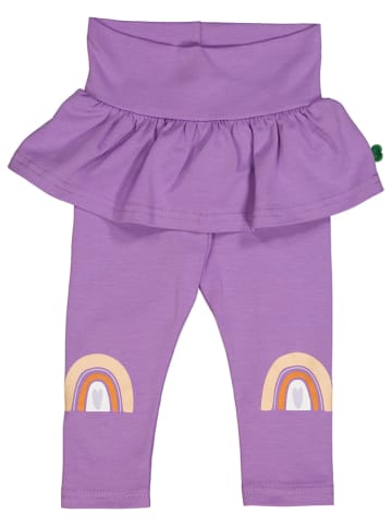 Fred´s World by GREEN COTTON Legginsy "Snail" w kolorze fioletowym