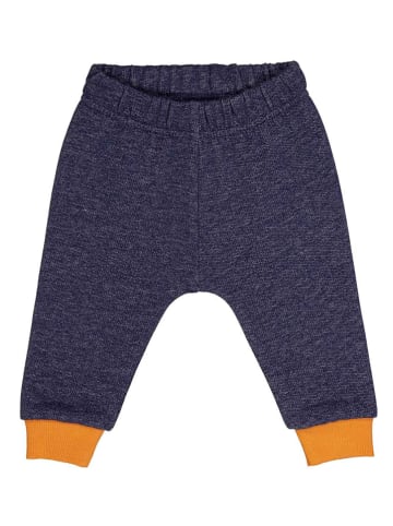 Fred´s World by GREEN COTTON Spodnie dresowe "Leo" w kolorze granatowo-pomarańczowym