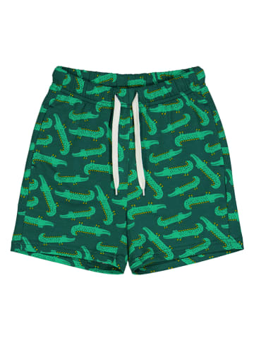 Fred´s World by GREEN COTTON Sweatshort "Croco" groen