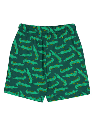 Fred´s World by GREEN COTTON Sweatshort "Croco" groen
