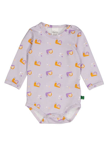 Fred´s World by GREEN COTTON Romper "Snail" paars/oranje