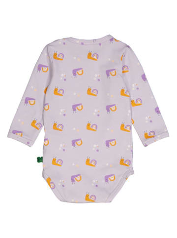 Fred´s World by GREEN COTTON Body "Snail" w kolorze fioletowo-pomarańczowym