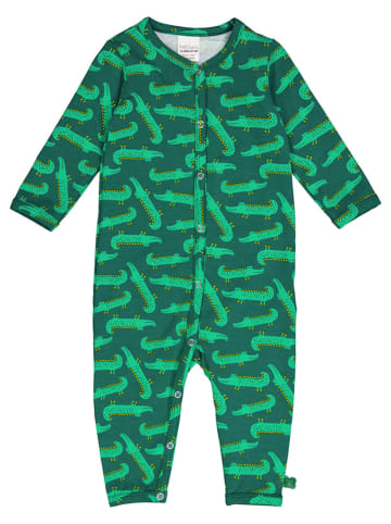 Fred´s World by GREEN COTTON Rampers "Croco" w kolorze zielonym