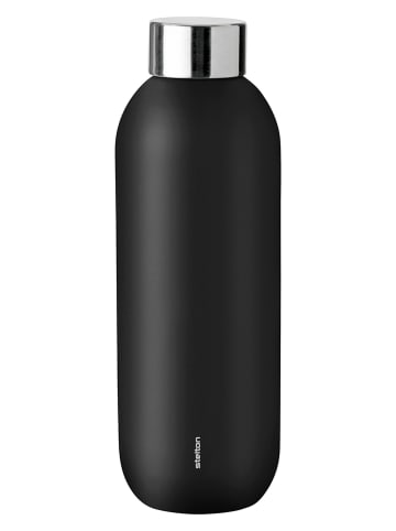 Stelton Isolierflasche "Keep Cool" in Schwarz - 600 ml