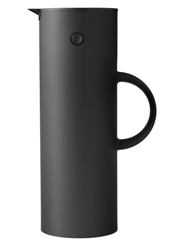 Stelton Isolierkanne "EM77" in Schwarz - 1 l