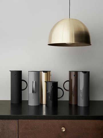 Stelton Isolierkanne "EM77" in Schwarz - 1 l