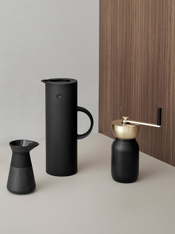 Stelton Isolierkanne "EM77" in Schwarz - 1 l