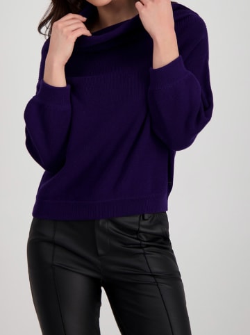 monari Rollkragenpullover in Pflaume