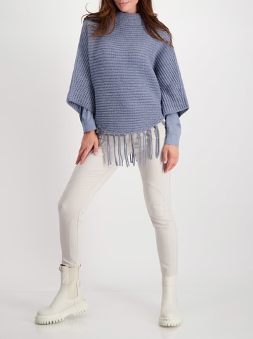 monari Poncho in Blau