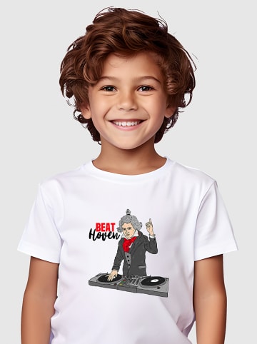 WOOOP Shirt "Beat Hoven" in Weiß