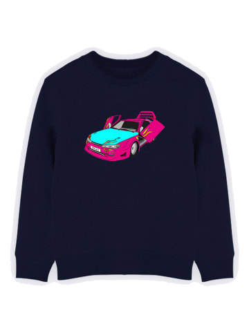 WOOOP Sweatshirt "Beauf" donkerblauw