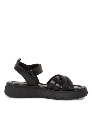 Tamaris Leren sandalen zwart