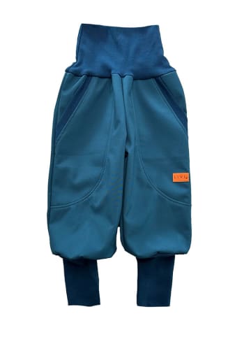 LiVi Hose "Streetstyle Softshell Petrol" in Blau