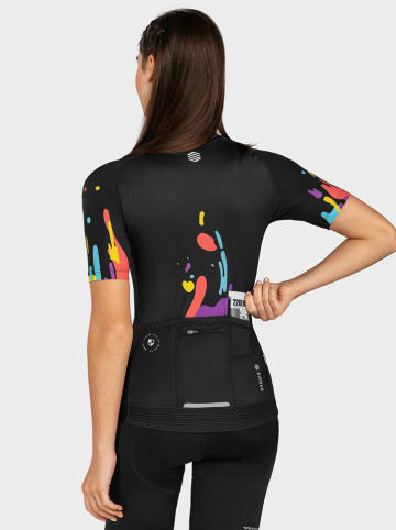 Siroko Fahrradtrikot "M2 Aquarelle" in Schwarz