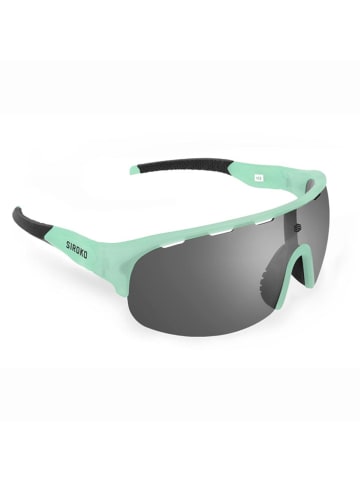 Siroko Unisex-Sportbrille "PhotoChromic" in Türkis/ Grau